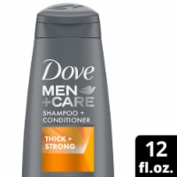 Dove Men+Care Thick & Strong Fortifying 2-In-1 Shampoo + Conditioner
