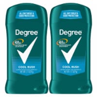Degree Original Protection Men's Antiperspirant Deodorant Stick Cool Rush Twin Pack