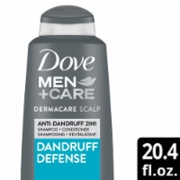 Dove Men+Care DermaCare Scalp Dandruff Defense 2-in-1 Shampoo and Conditioner
