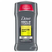Dove Men+Care 48-Hour Sweat & Odor Protection SportCare Fresh Antiperspirant Deodorant Stick Perspective: Main