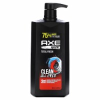 Axe Hair Clean All Over 3 in 1 Shampoo + Conditioner + Body Wash Total Fresh - 28 fl oz