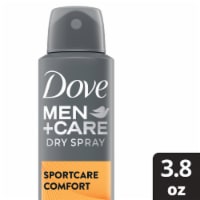Dove Men+Care SportCare Comfort Dry Spray Antiperspirant Deodorant Perspective: Main