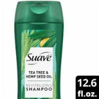 Suave Tea Tree Hemp Seed Oil Clarifying Shampoo