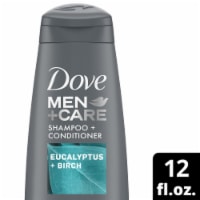 Dove Men+Care Eucalyptus & Birch 2 in 1 Shampoo & Conditioner