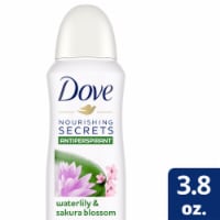 Dove Nourishing Secrets Dry Spray Antiperspirant Deodorant Waterlily & Sakura Blossom Perspective: Main