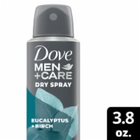 Dove Men+Care Men's Antiperspirant Deodorant Spray Eucalyptus & Birch Aluminium-Free Perspective: Main