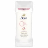 Dove 0% Aluminum Deodorant Rose Petals Scent - 2.6 oz (74 g)