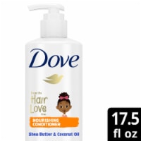 Dove Kids Care Conditioner for Coils, Curls and Waves, Coconut Oil and Shea Butter Perspective: Main