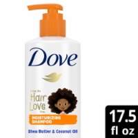 Dove Kids Care Shampoo for Coils, Curls and Waves, Coconut Oil and Shea Butter Perspective: Main
