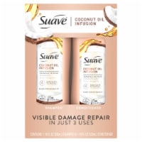Suave® Hair Care Shampoo/Conditioner Coconut Oil 18 oz (2) Perspective: Main