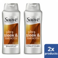 Suave® Ultra Sleek & Smooth Frizz Control Shampoo & Conditioner Perspective: Main