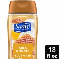 Suave Essentials Milk & Honey Gentle Body Wash