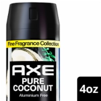 Axe Fine Fragrance Collection Men's Premium Deodorant Spray Pure Coconut Aluminium-Free