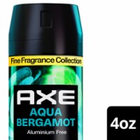 Axe Fine Fragrance Collection Men's Premium Deodorant Body Spray Aqua Bergamot Aluminum-Free Perspective: Main