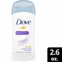 Dove Invisible Solid Women's Antiperspirant Deodorant Stick Fresh Scent Perspective: Main