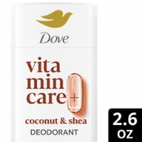 Dove VitaminCare+ Aluminum Free Deodorant Stick Coconut & Shea Breathable Deodorant for Women Perspective: Main
