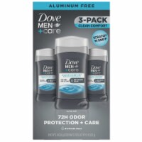 Dove Men+Care Aluminum-Free Deodorant; Clean Comfort, 3 Ounce (Pack of 3)