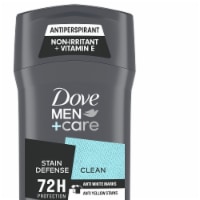 Dove Men+Care Deodorant Stick Stain Defense Clean Perspective: Main