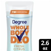 Degree Women Whole Body Deodorant Stick, Fresh Citrus Scent Perspective: Main
