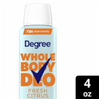 Degree Whole Body Deodorant Spray For Women Fresh Citrus Perspective: Main