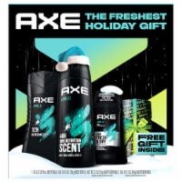 AXE Freshest Holiday Gift Set: Body Wash, Body Spray & Antiperspirant Deoderant , Sage & Cedarwood Perspective: Main