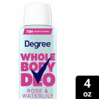 Degree® Whole Body Deo Spray Deoderant - Rose & Waterlily Perspective: Main