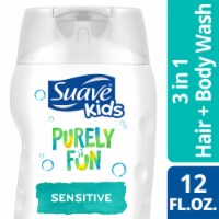 Suave Kids Purely Fun Sensitive 3 in 1 Shampoo Conditioner Body Wash