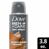 Dove Men+Care Men's Antiperspirant  Dry Spray Sandalwood & Orange Perspective: Main