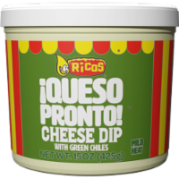 Ricos® Queso Pronto™ with Green Chiles Mild Cheese Dip & Spread Perspective: Main