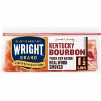 Wright Brand Sweet & Smoky Kentucky Bourbon Flavored Thick Cut Bacon Perspective: Main