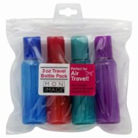 Mon Image® Airline Travel 3-Ounce Bottle Pack Perspective: Main