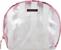Sophia Joy Round Top Cosmetics Organizer - Clear/Pink Perspective: Main