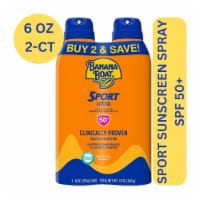 Banana Boat Sport Ultra Sunscreen Spray SPF 50+ Broad Spectrum Superior Endurance Vs Sweat + Water Perspective: Main