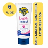 Banana Boat Baby Mineral Sunscreen Lotion SPF 50 100% Mineral Tear-Free Sting Free Perspective: Main