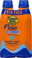 Banana Boat Sport Performance Cool Zone Clear Sunscreen Spray SPF 30 Perspective: Main