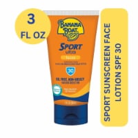 Banana Boat Sport Ultra Face Sunscreen Lotion SPF 30 Superior Endurance Vs Sweat + Water Perspective: Main