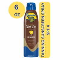 Banana Boat Deep Tanning Dry Oil Sunscreen Spray SPF 4 Non-Greasy + Lightweight Feel With Argan Oil Perspective: Main