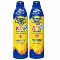Banana Boat Sport Kids Sunscreen Spray, SPF 50, 9.5 Ounce (Pack of 2)
