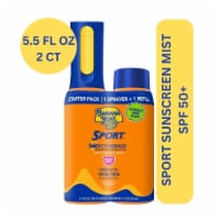 Banana Boat® Sport™360 Coverage SPF 50 Sunscreen Bottle and Refill Perspective: Main