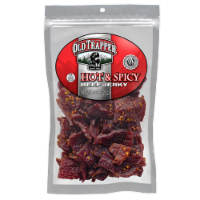 Old Trapper Hot & Spicy Beef Jerky Perspective: Main