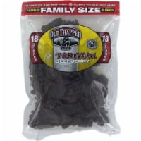 old trapper 18 oz Teriyaki beef jerky Perspective: Main
