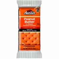 Austin Cheese Sandwich Cracker with Peanut Butter, 0.917 Ounce -- 144 per case.
