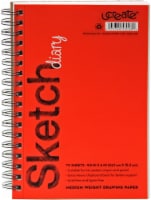 Carolina Pad U-Create Wire Bound Sketch Diary - 9.5 x 6 Inch Perspective: Main
