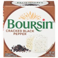 Boursin® Cracked Black Pepper Gournay Cheese Perspective: Main