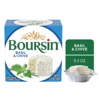 Boursin® Basil & Chive Gourmet Cheese, 5.3 oz Perspective: Main
