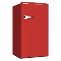 Avanti RMRS31X5R-IS Retro Compact Mini Refrigerator with Manual Defrost, Red