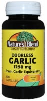 Nature's Blend Odorless Garlic Capsules, 1250 mg, 100 Ct Perspective: Main