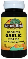 Nature's Blend Odorless Garlic Capsules, 1250 mg, 100 Ct Perspective: Main