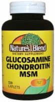 Nature's Blend Glucosamine Chondroitin MSM Caplets 120 Count Perspective: Main