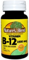 Nature's Blend Vitamin B-12 Tablets 2500mcg 100 Count Perspective: Main